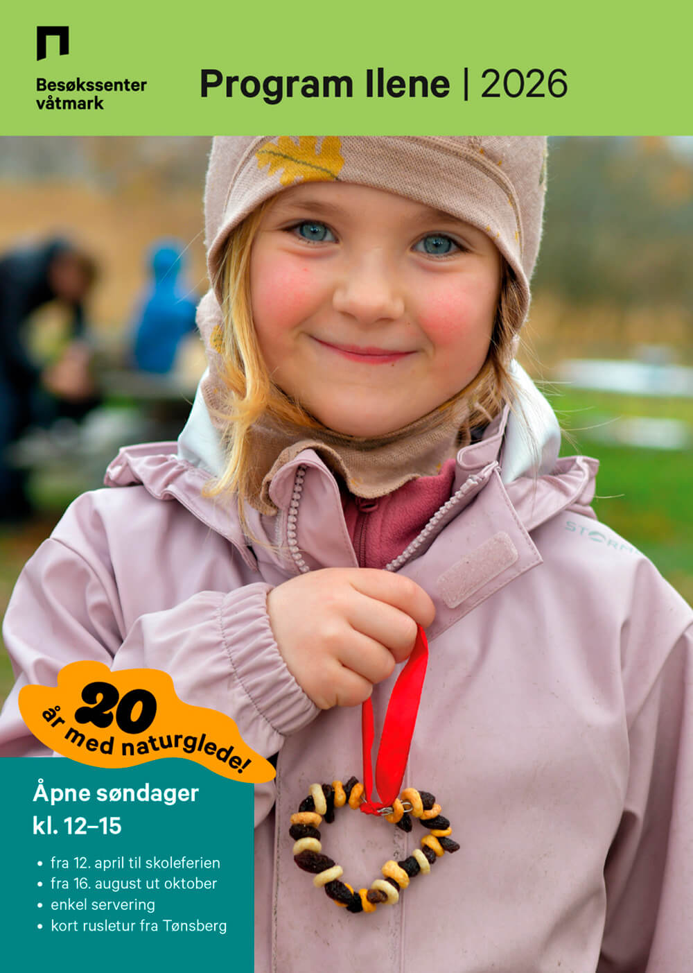 Program 2026 Besøkssenter våtmark Ilene - forside